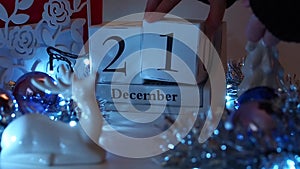 21st December Date Blocks Advent Calendar