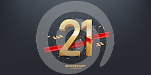 21st Year Anniversary Background