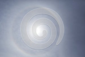 22 degree halo - ring around the sun