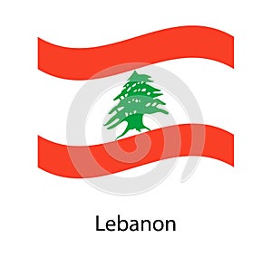 22 November. Lebanon Independence Day background in national flag color theme