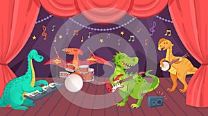 2206 S ST Dinosaur play music on theatre stage
