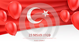 23 April National Sovereignty and Childrenâ€™s Day Turkey
