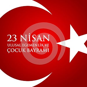 23 nisan uluslar egemenlik ve cocuk baryrami. Translation: Turki