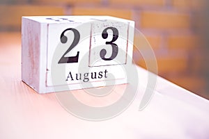 23rd of August - August 23 - Birthday - International Day - National Day