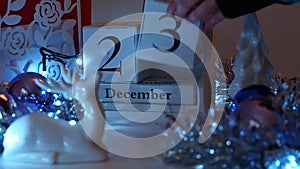 23rd December Date Blocks Advent Calendar