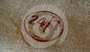 24 by 7 round the clock stamp and stamping