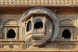 24 Feb 2024, Exterior View of the scenic tourist place Maheshwar fort or Ahilya fort in Madhaya pradesh in India. this monument on