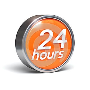 24 hours - 3D button