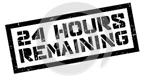 24 hours remaining rubber stamp