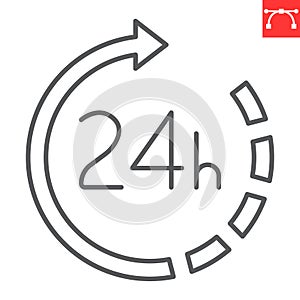 24 hours support line icon