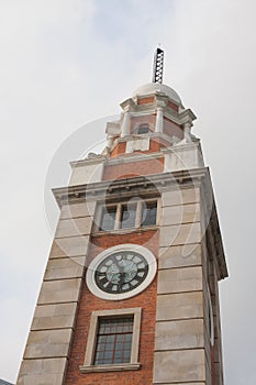 24 May 2008 The Clock Tower at Tsim Sha Tsui landmark of tourist in Hong Kong