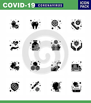 25 Coronavirus Emergency Iconset Blue Design such as beat, medical, devirus, emergency, virus