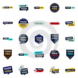 25 High quality Vector Designs to Say Thank You