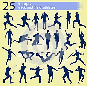 25 images track and field athletes