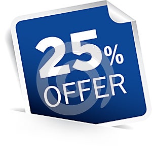 25 percentage discount offer