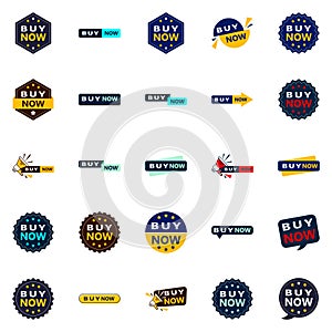 25 Professional Typographic Designs for a refined buying message Buy Now