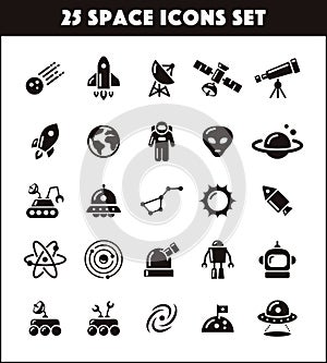 25 Space Science icons