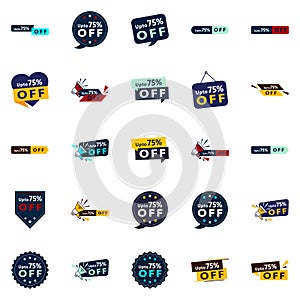25 Stunning Vector Designs in the Up to 70% Off Pack Perfect for Discount Sales