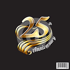 25 th anniversary logo and symbol design