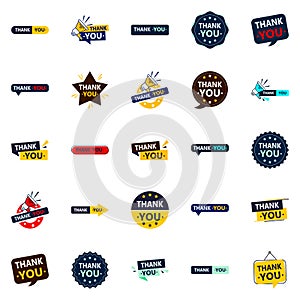 25 Versatile Vector Designs to Thank Your Audience