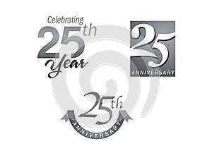 25 years anniversary jubilee