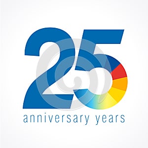 25 years old logo