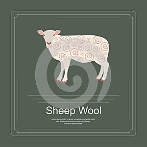 255 Logotype of sheep wool