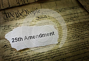 25th Amendment news headline