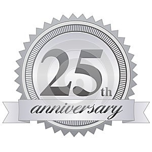 25th Anniversary Seal EPS