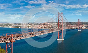 25th of April Bridge in Lisbon