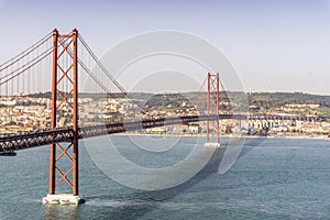 25th of April Bridge in Lisbon, Portugal