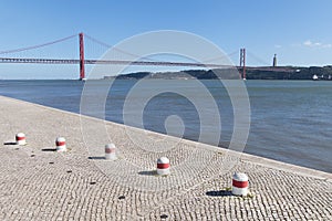 25th april bridge, Lisbon, Portugal.