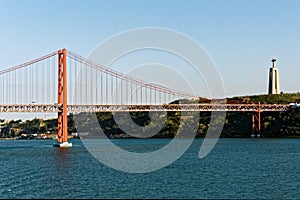 The 25th April Bridge, near Lisbon, Portugal