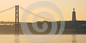 25Th Of April Suspension Bridge In Lisbon Portugal