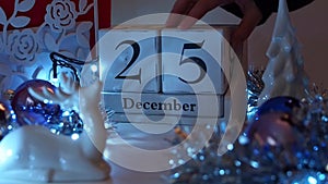 25th December Date Blocks Advent Calendar