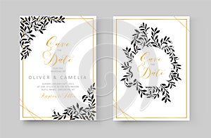 265_Wedding invitation template with beautiful