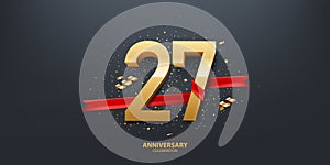 27th Year Anniversary Background