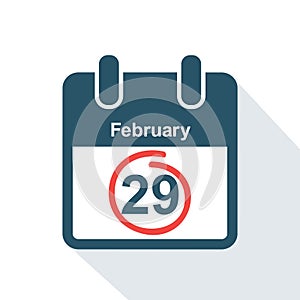 29 february in the leap year calendar