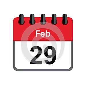 29 february in the leap year calendar