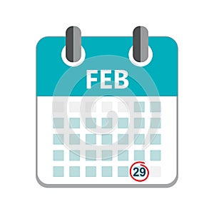 29 february in the leap year calendar