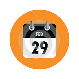 29 february in the leap year calendar