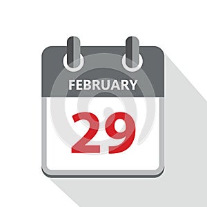 29 february in the leap year calendar