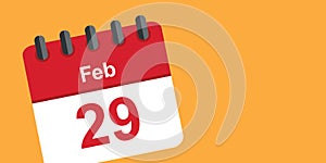 29 february in the leap year calendar