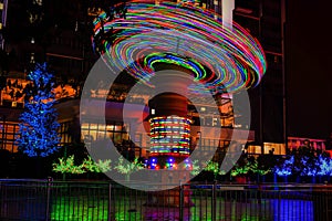 29 OCT 2016;LIGHTRAIL SPINNING IN ICT SHAH ALAM MALAYSIA