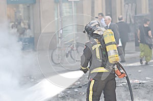 29M - Barcelona burning