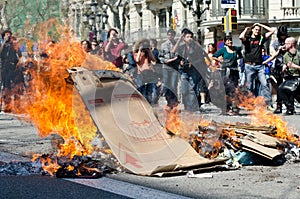 29M - Barcelona burning
