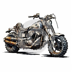 2d Apocalyptic Motorcycle: Fallout 3 Road Fallout Ii