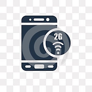 2g vector icon isolated on transparent background, 2g transpare