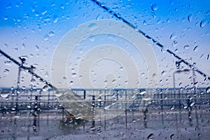 2nd Hoogly bridge under rain, Kolkata, West Bengal, India