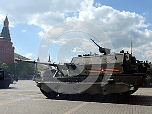 The 2S35 Koalitsiya-SV is a new prospective Russian self-propelled gun.